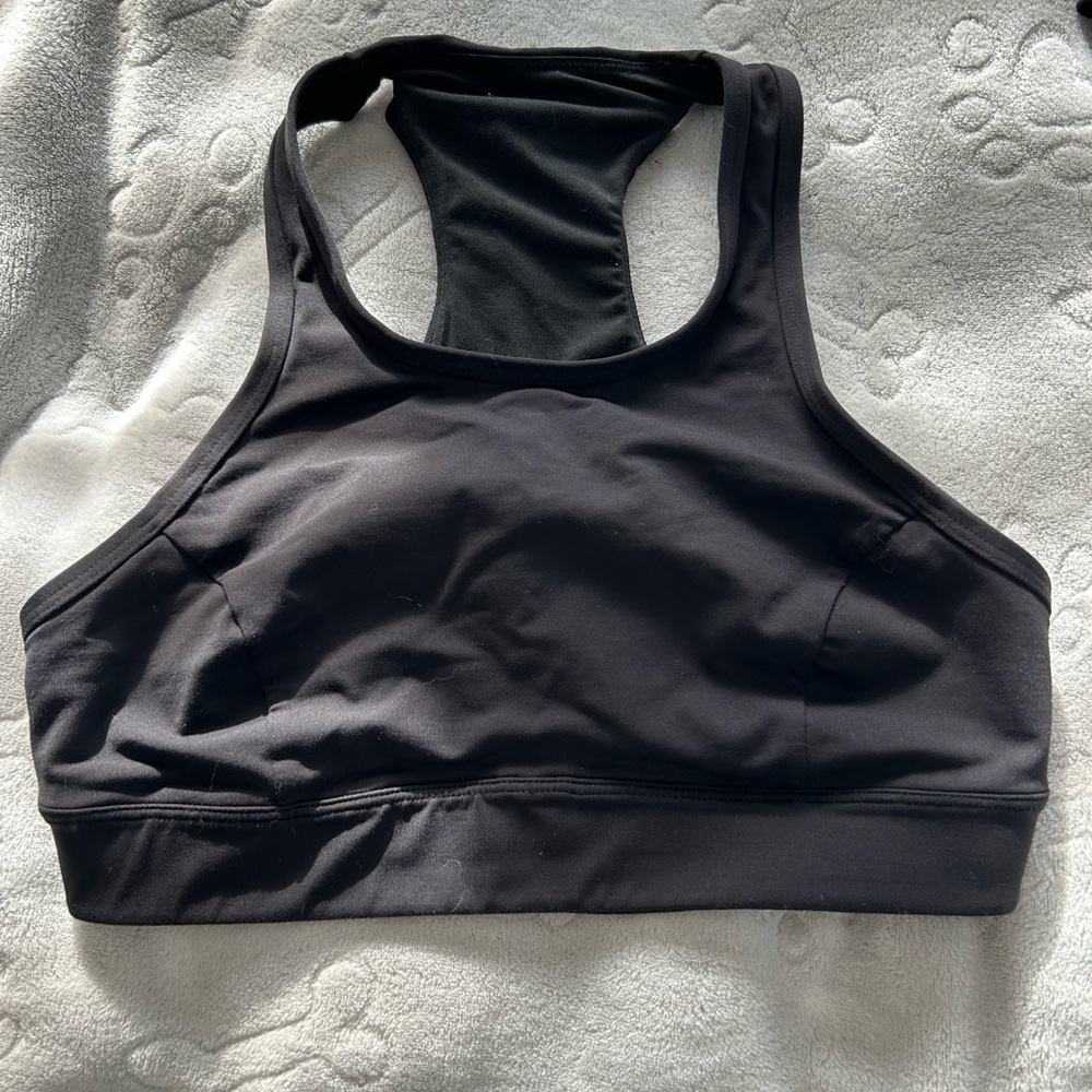 Lululemon High-Neck Black Sports Bra